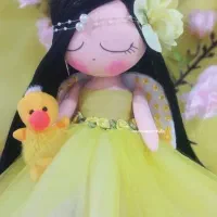 نازدونه ی مو مشکی دستساز