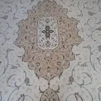 فرش ماشینی سلیمان،نه متری بازمینه کرم