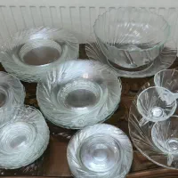 سرویس کریستال ارغوانی سوگا ورکو فرانسه والتر