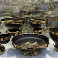 ست ۵پارچه گل برنزی(ارسال از تبریز)