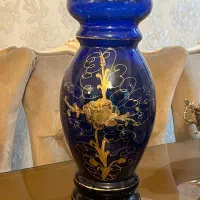 گلدان طلاکوب قدیمی