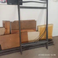 تخت دو طبقه فلزی