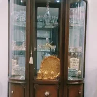ویترین چوب راش طرح شاه عباس