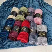 کرکره تک‌رنگ دونفره پتو