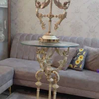 اباژور به همراه میز برنز