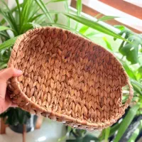 سبد حصیری دستباف