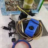 آکواریوم با تمام تجهیزات