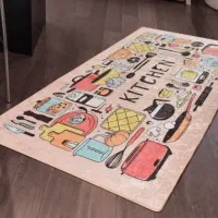 فرشینه Kitchenصورتی برند مادام کوکو ترک