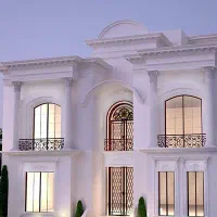 ۳ نفر کارگر زرنگ و نترس برای نقاشی روی نما داربست