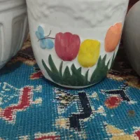 گلدان|گل و گیاه طبیعی|قم, باغ شریفی|دیوار