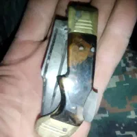 چاقو دنده ای خوشدست قدیمی