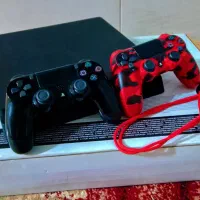 PS4 slim ،اکانتی،یک ترا، فول گیم ، دو دسته