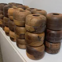 جادستمال کاغذی چوبی ساخته شده با چوب گردو