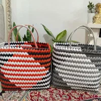 تسمه بافی رنگارنگ
