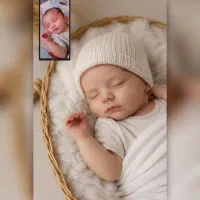 آتلیه آنلاین کودک  و نوزاد(طراحی عکس تولد وماهگرد)