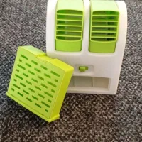 کولر آبی مینی با باطری و برق مستقیم کار میکنه