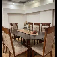میز ناهار خوری چوب گردو سفارشی