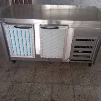 فریزر صندوقی میز کار استیل