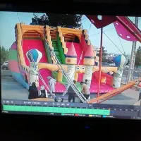 سرسره بادی|اسباب‌بازی بچه|کاشمر, |دیوار