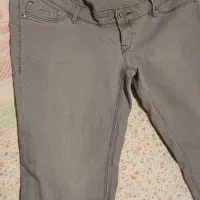 شلوار بارداری جین طوسی سایز ۳۸-40