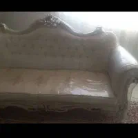 سرویس مبل سلطنتی هفت نفره همراه میز نهار خوری