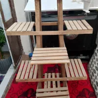 پایه گل چوبی