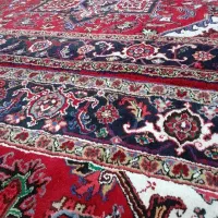 فرش دستبافت اصلی هریس تاجری  بارماخ تو خوش ۹متری