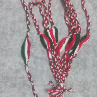 دستبند بافتنی طرح پرچم نذر فرهنگی
