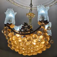 لوستر کریستالی ۸ شاخه
