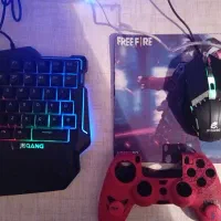 موس و کیبورد گیمینگ و کاور دسته ps4