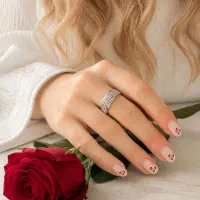 انگشتر نقره زنانه آمیناس