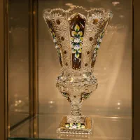 گلدان کریستال بوهمیا (Bohemia) اصل - جعبه فابریک