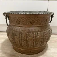 گلدان مسی بزرگ