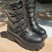بوت چرم مصنوعی سایز ۳۸