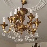 لوستر برنجی 2عدد