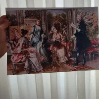 تابلو فرش ودار قالی چله کشی شده اماده