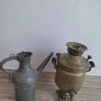 سماور زغالی و آفتابه