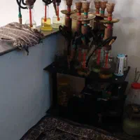 ۹عدد قلیان چوب گردو اب بندی شده اصل