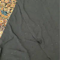 چادر مشکی گل دار