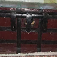 صندوق قدیمی هشتر خان.صندوقچه