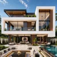 طراحی لوکس و لاکچری ویلا با ناظر مهندسی در پروژه