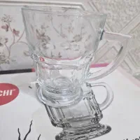 لیوان دسته دار پایه دار ساچی