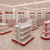 قفسه وسط فروشگاهی