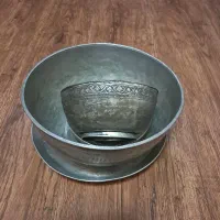 کاسه مسی قدیمی بشقاب مسی