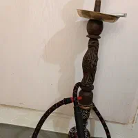 قلیان چوبی،تنه چوب گردو ،طعم بلوبری