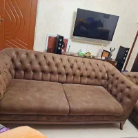 مبل ۹نفره راحتی کار کرده سالم در حد نو