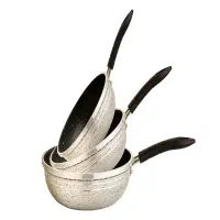 سرویس تابه 3 پارچه آلومینیوم گرانیت مدل 120