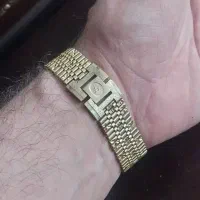 دست بند سوییسی قدیمی میکرون طلا معاوضه با نقره
