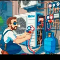 نصب/شستشو/شارژ گاز/جابجایی کولر دو تکه و پنجره ای