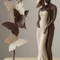 ست اکسسوری سنگی دکوری دست‌ساز
